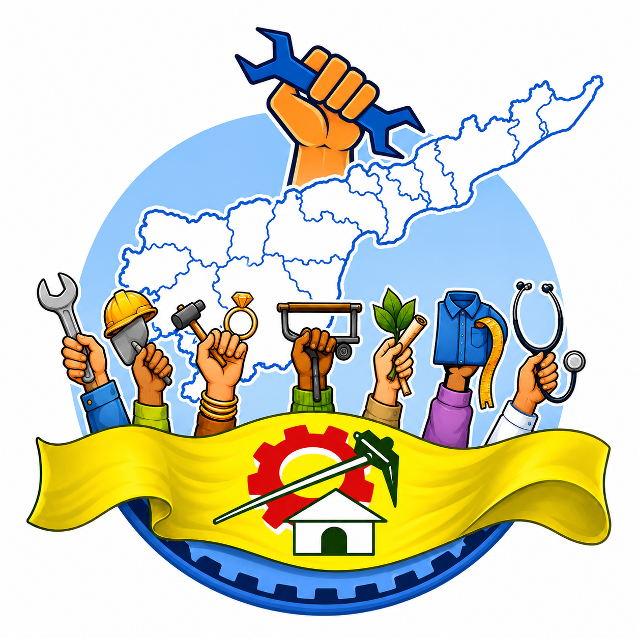 Sramik Sahakar Logo